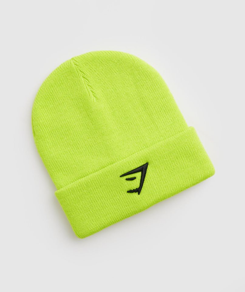 Gymshark Sharkhead Beanie Green | CA 817D5A